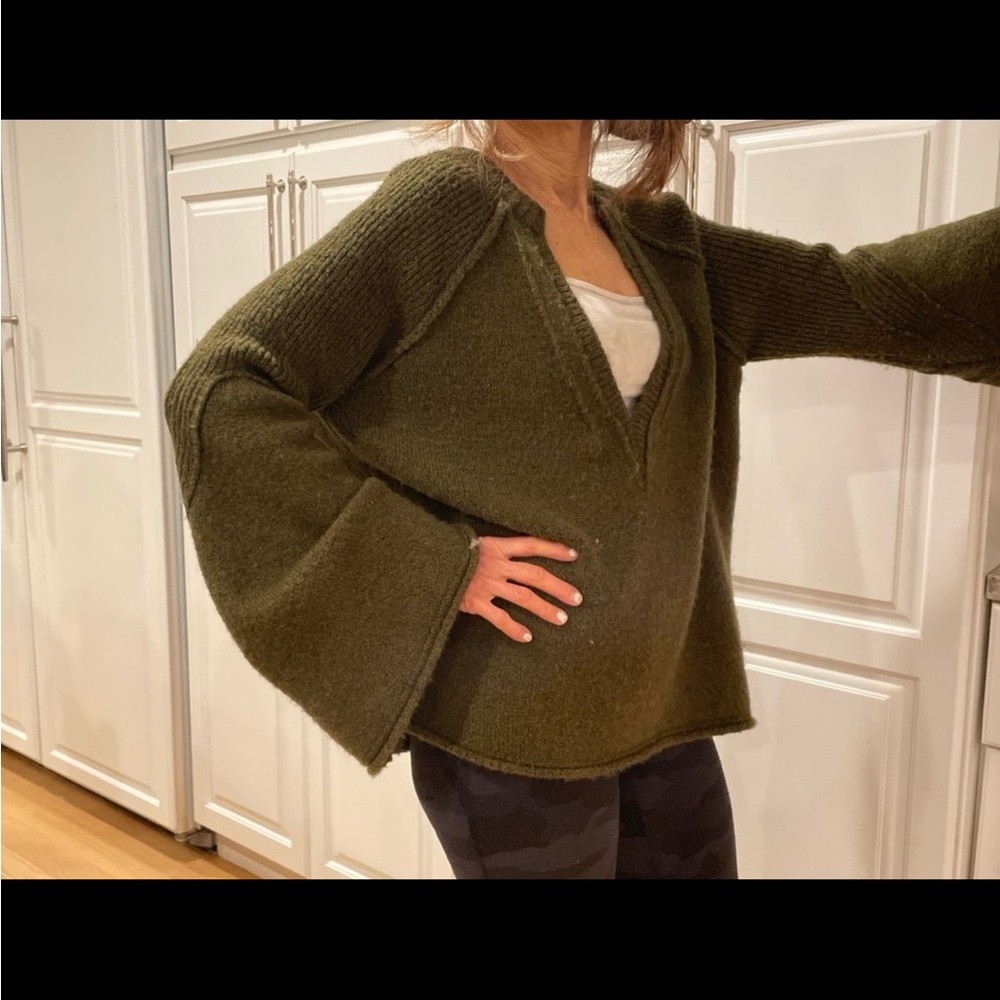 Olive Green Women's Sweater